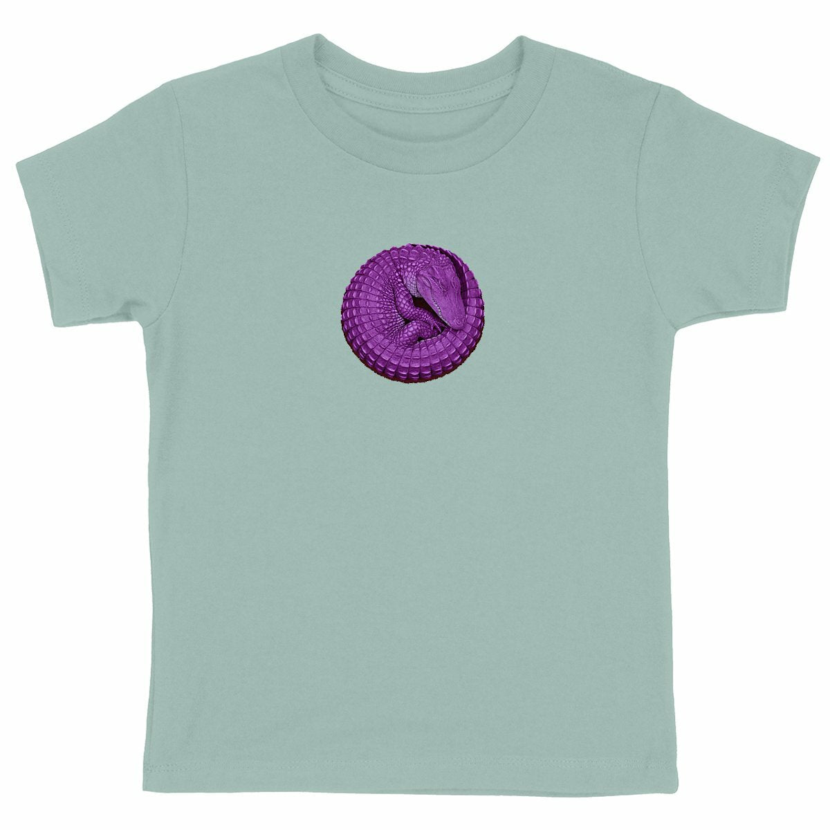 Purple Dragon Kids Tee Shirt - front_green