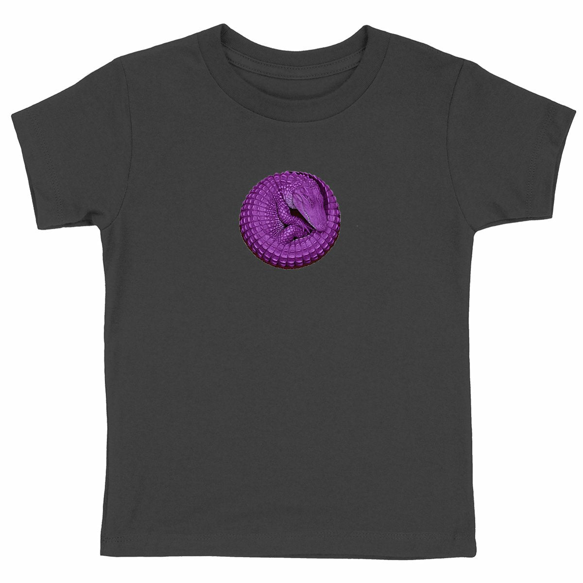 Purple Dragon Kids Tee Shirt - front_black