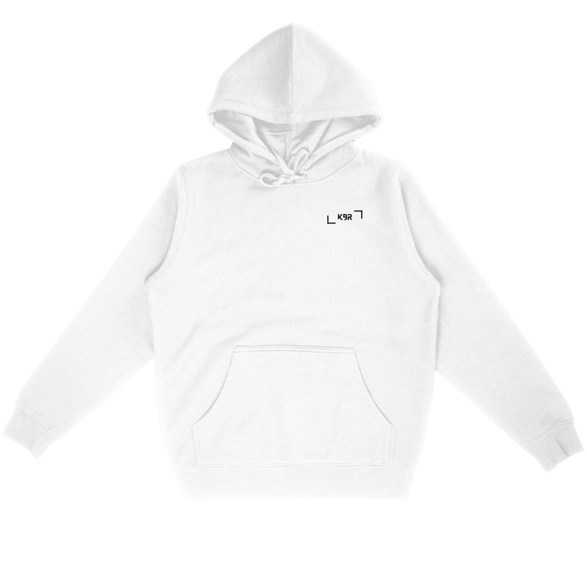 KBR - White & Black - Duo Logo - Unisex - Premium Hoodie