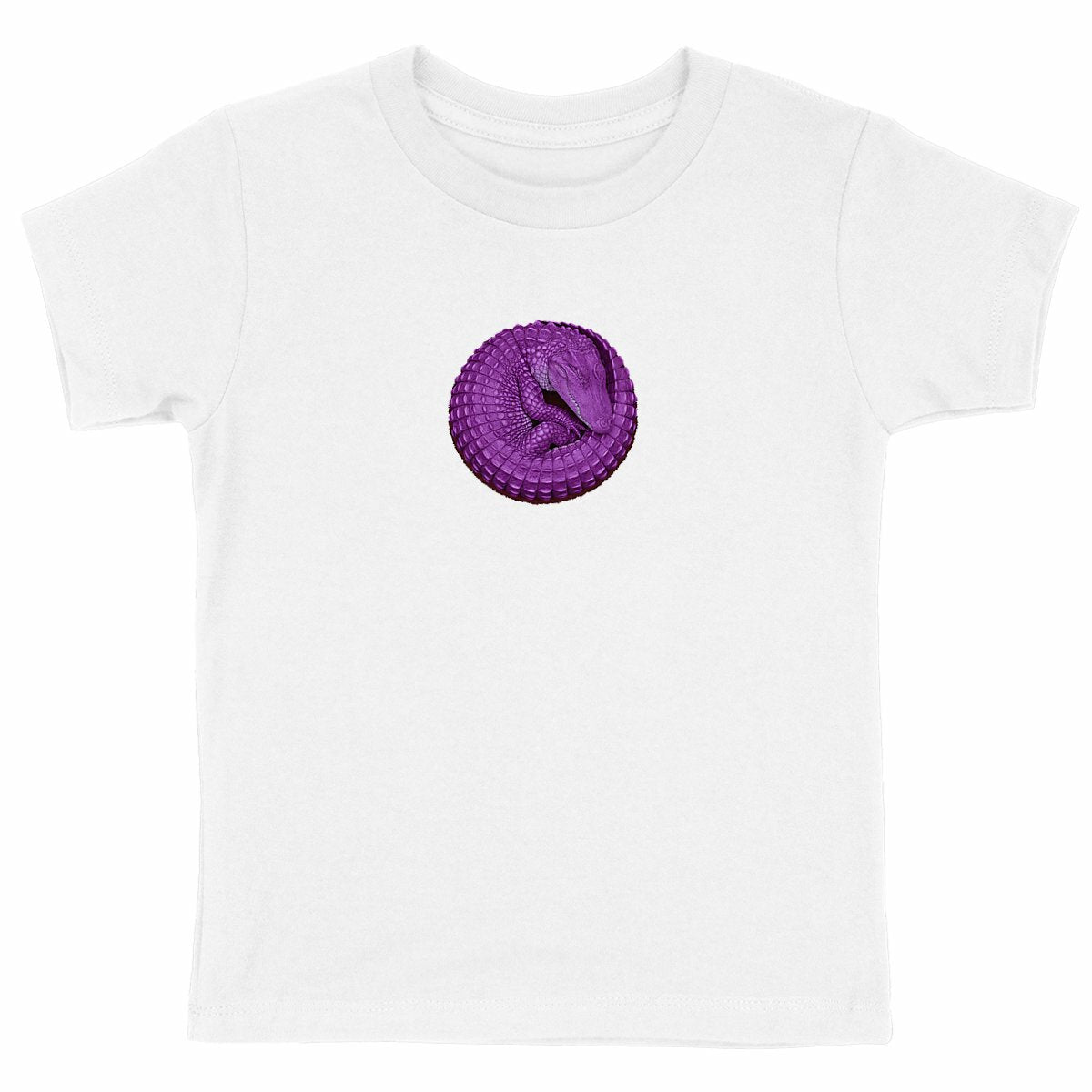 Purple Dragon Kids Tee Shirt - front_white