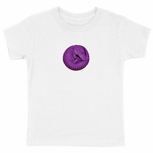 Purple Dragon Kids Tee Shirt - front_white